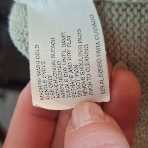 Yarnworks 100% Cotton Cardigan Size Med - Picture 8 of 9